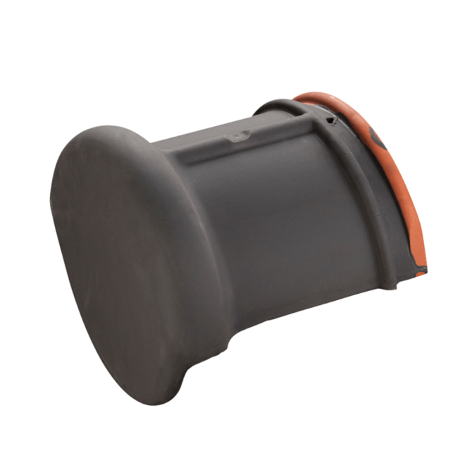 Koramic Halfronde Begin/Eindvorst vario 225mm Leikleur Mat Engobe